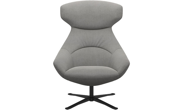 Кресло Porto с функцией вращения - Tomelilla fabric 3142 Grey  -  Под заказ