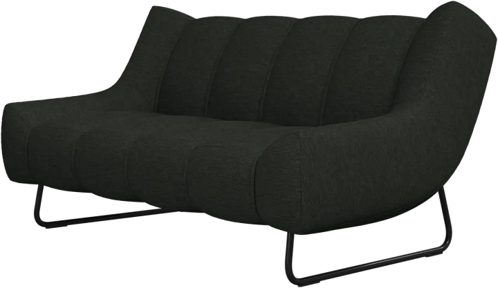 2-х местный диван Nawabari - Bristol 3068 Темно-зеленая ткань  -  Под заказ