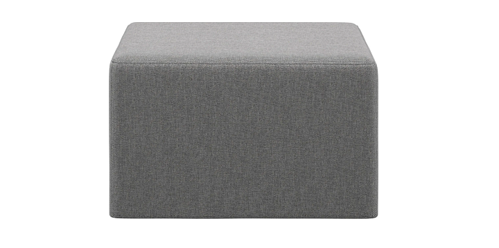 Пуф Xtra - Bristol 3060 Ткань светло-серого цвета  -  Под заказ