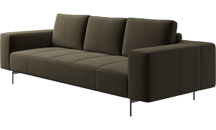 Диван Amsterdam - Velvet 3132 Ткань пыльно-коричневого цвета  -  Под заказ