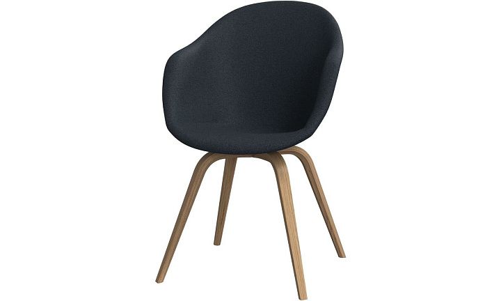 Обеденный стул Hauge - Bristol 3065 Синяя ткань  -  Под заказ