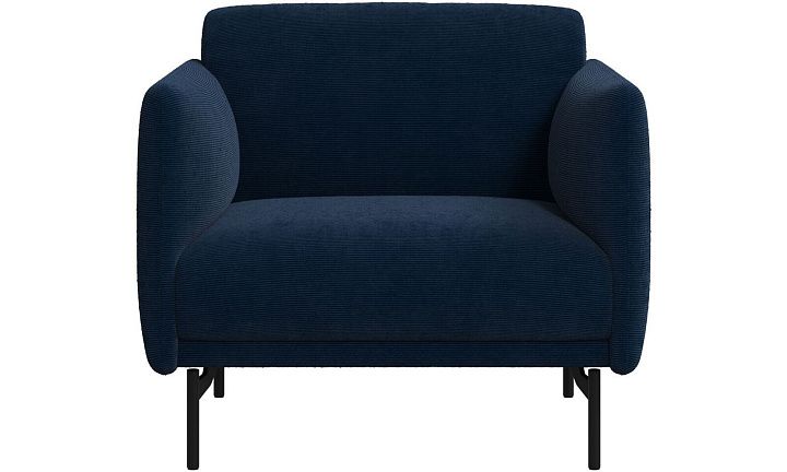 Кресло Berne - Skagen 3163 Темно-синяя ткань  -  Под заказ
