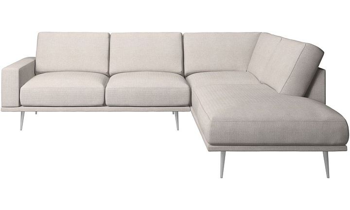 Диван Carlton с модулем для отдыха - Bresso 3151 Песочная ткань  -  Под заказ