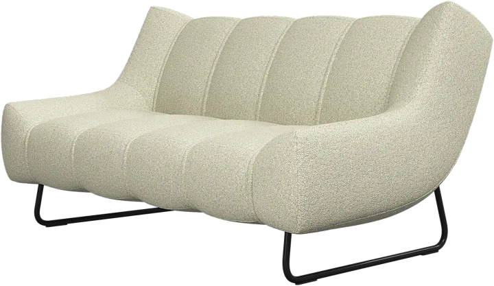 2-х местный диван Nawabari - Lazio 3092 Светло-зеленая ткань  -  Под заказ