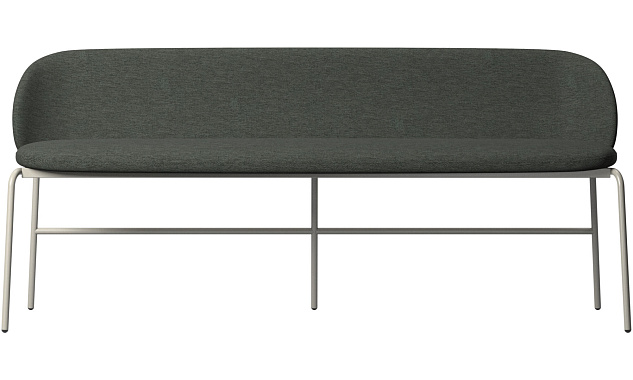 Скамейка Princeton - Bristol 3068 Темно-зеленая ткань  -  Под заказ