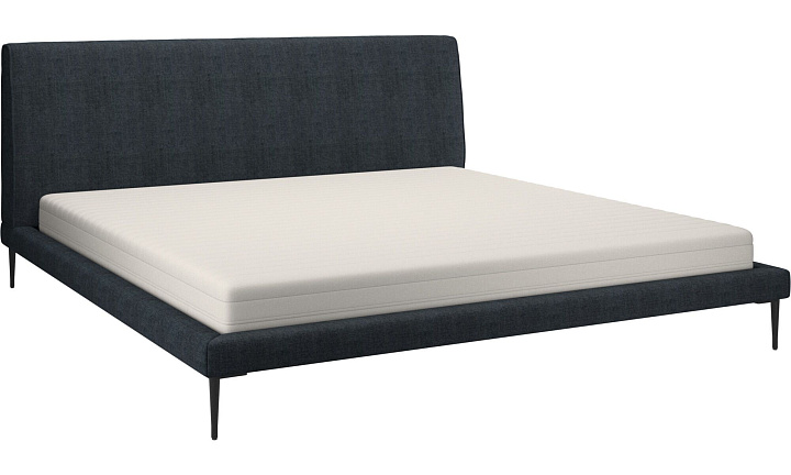 Кровать Arlington, без матраса - Tomelilla fabric 3144 Blue  -  Под заказ