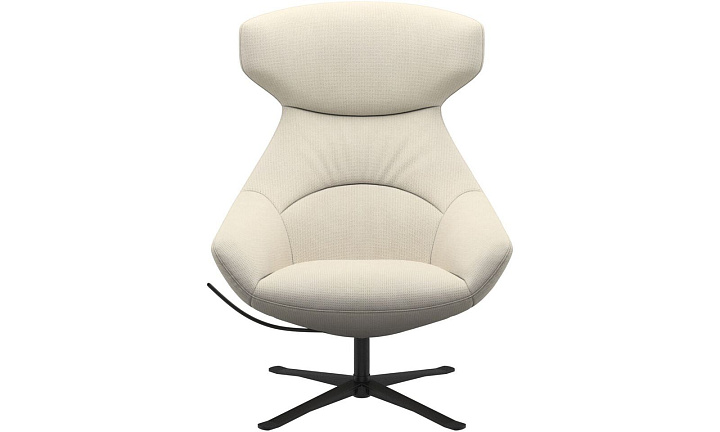 Кресло Porto с функцией вращения - Bresso 3150 Бежевая ткань -  Под заказ