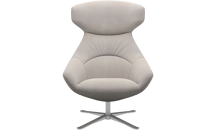 Кресло Porto с функцией вращения - Skagen 3160 Бежевая ткань  -  Под заказ