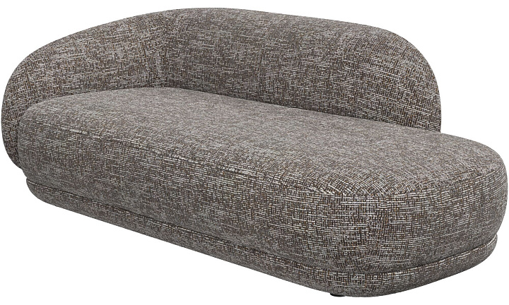 Диван с козеткой Bolzano - Tuscany коричневого цвета 3202 -  Под заказ