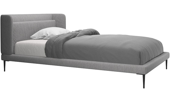 Кровать Austin, без матраса - Bristol 3060 Ткань светло-серого цвета  -  Под заказ
