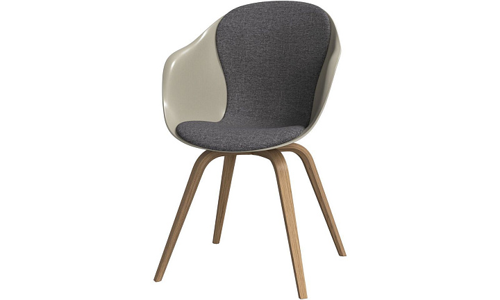 Обеденный стул Hauge - Tomelilla fabric 3142 Grey  -  Под заказ