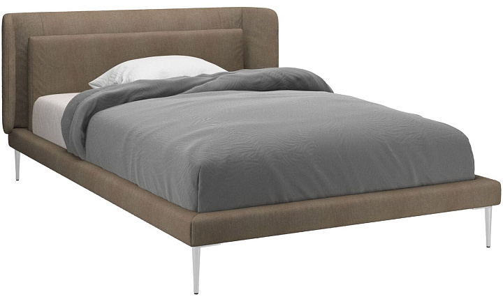 Кровать Austin, без матраса - Skagen 3161 Песочная ткань  -  Под заказ