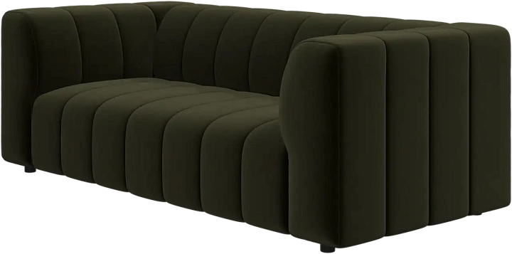 2,5-х местный  диван Bellagio - Velvet 3134 Ткань светло-зеленая  -  Под заказ