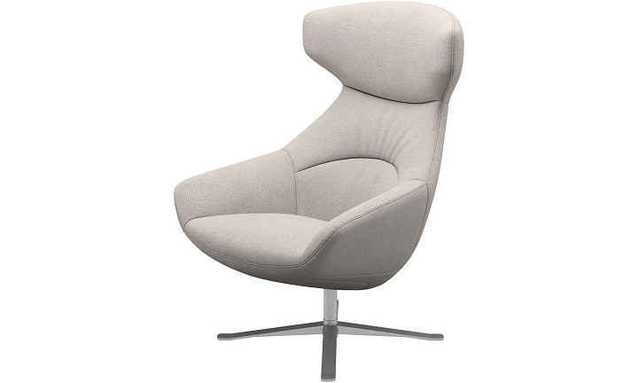 Кресло Porto с функцией вращения - Bresso 3151 Песочная ткань  -  Под заказ