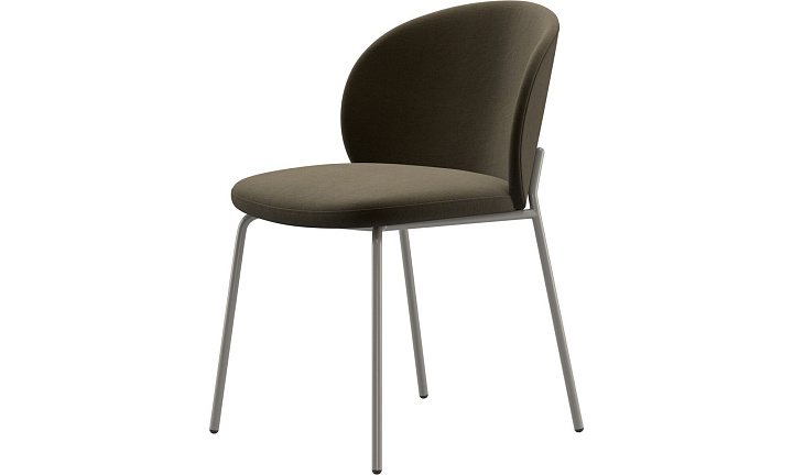 Обеденный стул Princeton - Velvet 3132 Ткань пыльно-коричневого цвета  -  Под заказ