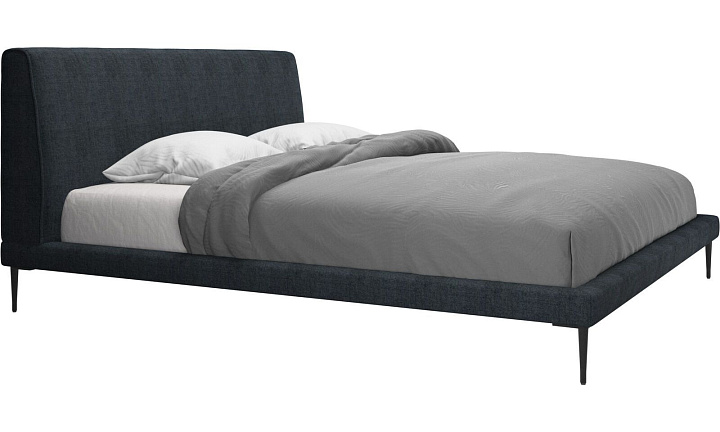 Кровать Arlington, без матраса - Tomelilla fabric 3144 Blue  -  Под заказ