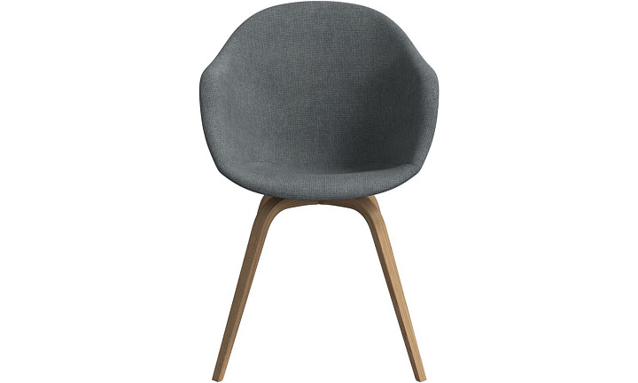 Обеденный стул Hauge - Bresso 3152 Серая ткань  -  Под заказ