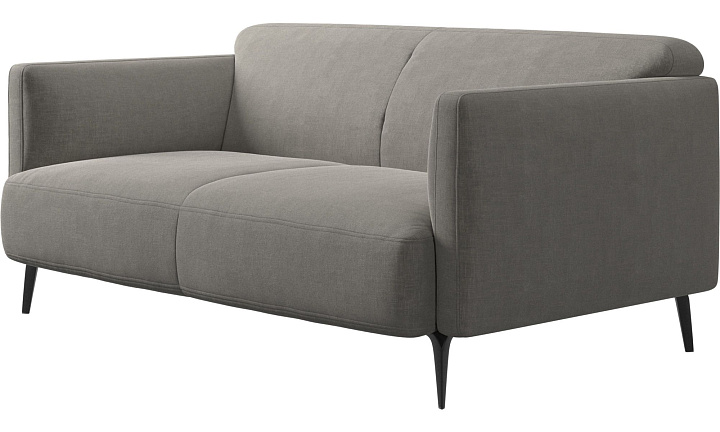 2-х местный диван Modena - Napoli 2250 Ткань серебристо-серая  -  Под заказ