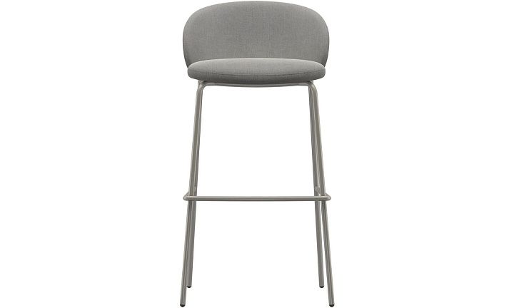 Барный стул Princeton - Tomelilla fabric 3142 Grey  -  Под заказ
