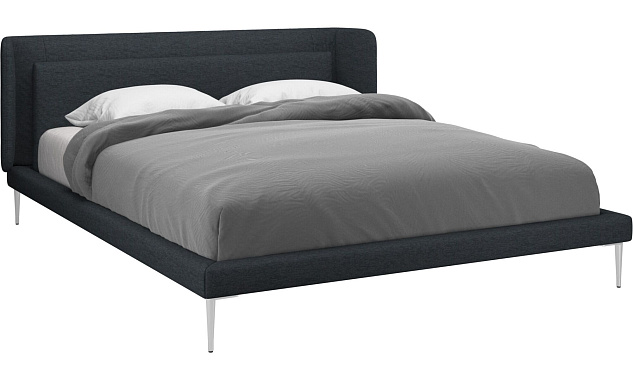 Кровать Austin, без матраса - Bristol 3065 Синяя ткань  -  Под заказ