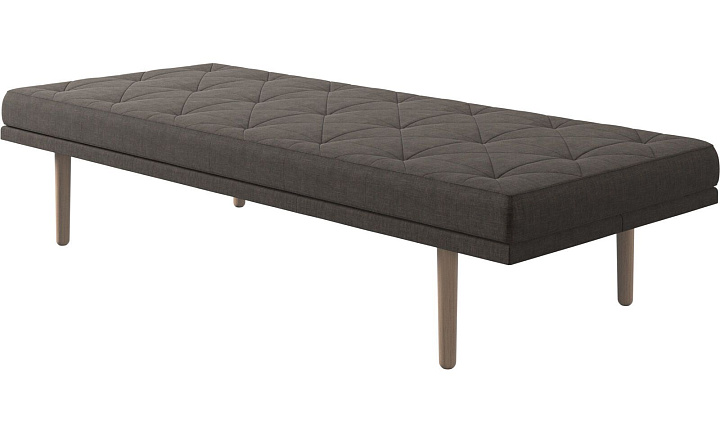 Кушетка Fusion - Napoli 2251 Ткань серо-коричневого цвета  -  Под заказ