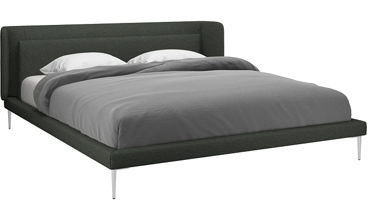 Кровать Austin, без матраса - Bristol 3068 Темно-зеленая ткань  -  Под заказ