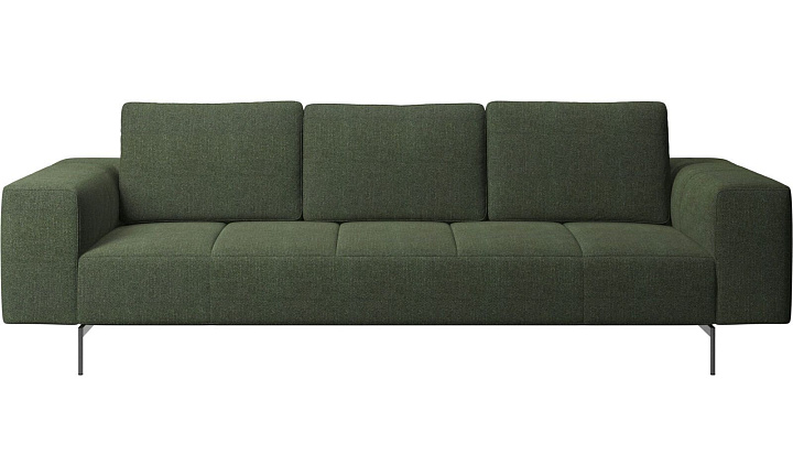 Диван Amsterdam - Lazio 3094 Темно-зеленая ткань  -  Под заказ