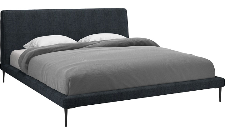 Кровать Arlington, без матраса - Tomelilla fabric 3144 Blue  -  Под заказ