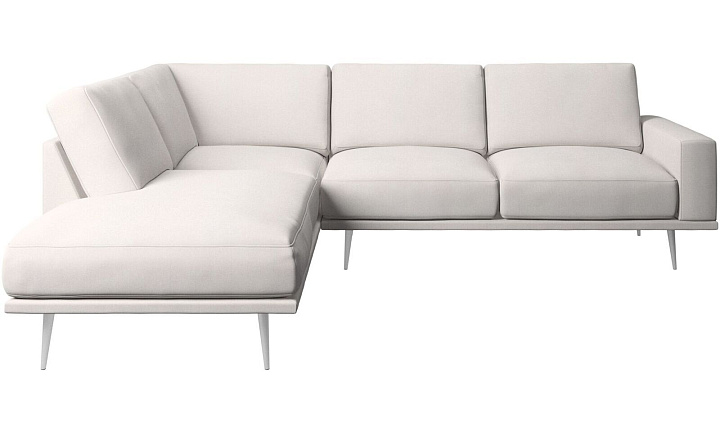 Диван Carlton с модулем для отдыха - Frisco 2070 Бежевая ткань  -  Под заказ