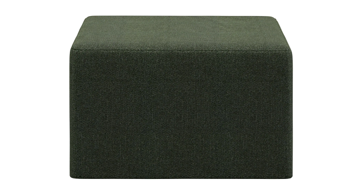 Пуф Xtra - Lazio 3094 Темно-зеленая ткань  -  Под заказ