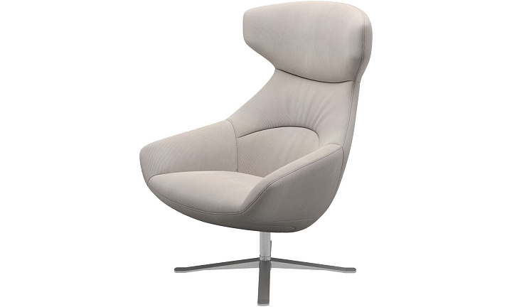Кресло Porto с функцией вращения - Skagen 3160 Бежевая ткань  -  Под заказ