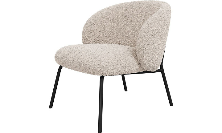 Кресло Princeton - Auckland Boucle 3181 Бежевая ткань -  Под заказ