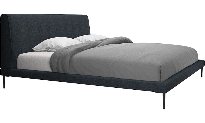 Кровать Arlington, без матраса - Tomelilla fabric 3144 Blue  -  Под заказ