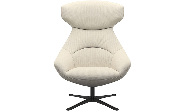 Кресло Porto с функцией вращения - Bresso 3150 Бежевая ткань -  Под заказ