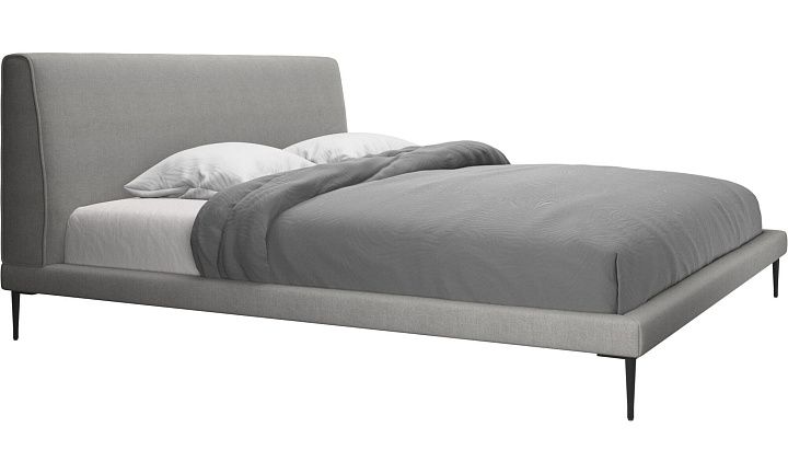 Кровать Arlington, без матраса - Tomelilla fabric 3142 Grey  -  Под заказ