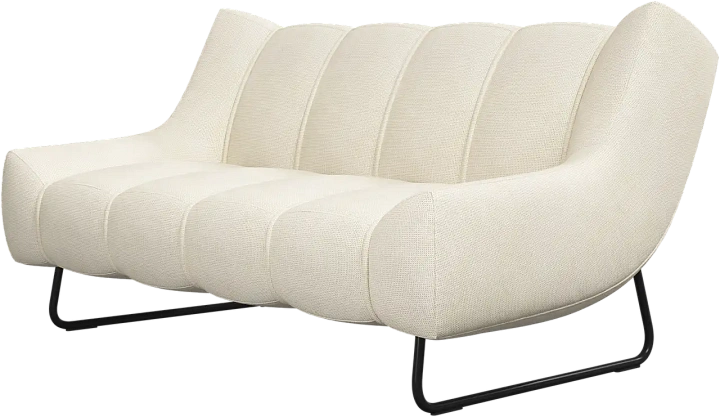 2-х местный диван Nawabari - Bresso 3150 Бежевая ткань -  Под заказ