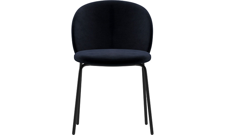 Обеденный стул Princeton - Velvet 3031 Синяя ткань  -  Под заказ